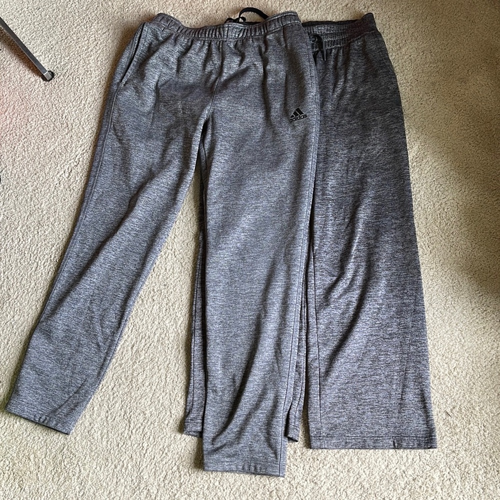 2 Like New Pairs of Adidas Climawarm Sweatpants